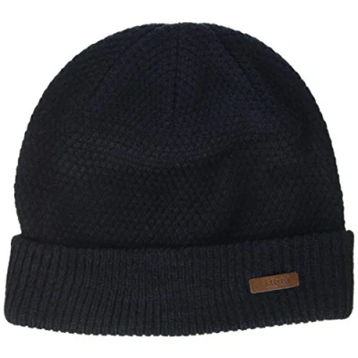 Abbildung von Barts Herren Ail Beanie Baskenmütze, Blau (Navy 0003), One Size (Herstellergröße: Uni)