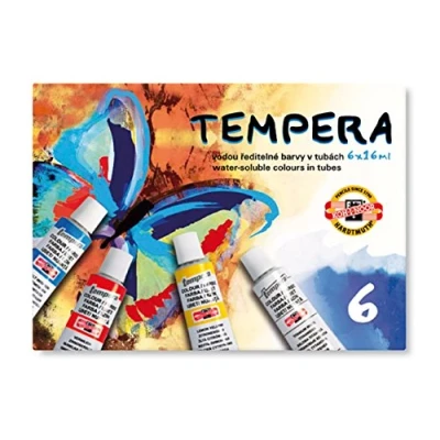 Abbildung von Koh I NOOR 016254700000 16 ml Set von Tempera Farbe (Pack 6)