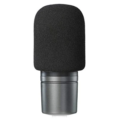 Abbildung von SUNMON Windschutzscheiben Schaumstoffabdeckung, Pop Filter für Audio Technica AT2020 Kondensator Studio Mikrofon, kompatibel mit AT 2035 2050 ATR2500 ATR2500X 4040 Mikrofone, Schwarz