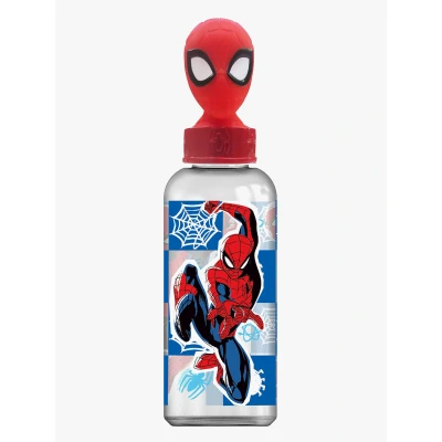 Abbildung von Spider Man Motiv 3D Figur Wasserflasche 560 ml, Multi