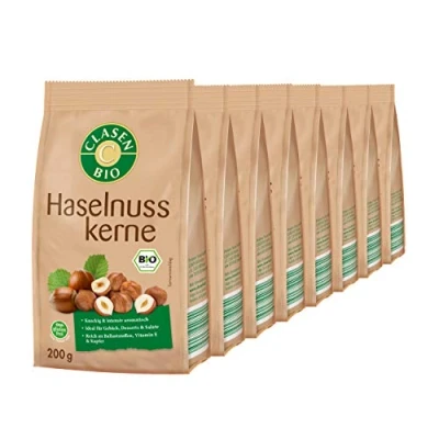 Abbildung von 8x CLASEN BIO Haselnusskerne ohne Schale 200g