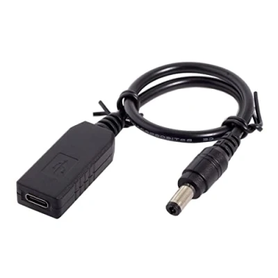 Abbildung von cablecc USB 3.1 Typ C auf DC 20V 5.5 2,5mm &amp; 2,1mm Netzstecker PD Emulator Trigger Ladekabel für Laptop…