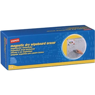 Abbildung von STAPLES® Tafellöscher, magnetisch, für Schreibtafeln, Sie erhalten 1 Stück