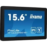 Abbildung von iiyama Prolite TF1633MSC B1 39,5cm 15,6&quot; IPS LED Monitor Full HD Open Fram 10 Punkt Multitouch kapazitiv HDMI DP USB2.0 IP54 schwarz