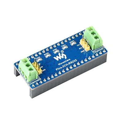 Abbildung von RS232 Modul für Raspberry Pi Pico 2 Kanal UART zu Mutual Konverter Enthält Transceiver SP3232EEN, Verwendet Bus, Baudrate bis 912600bps