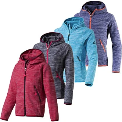 Abbildung von McKINLEY Mädchen Choco III Fleecejacke, Melange/Blue, 92