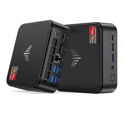 Abbildung von NiPoGi AM02PRO Mini PC AMD Ryzen 7 5800U 32GB Dual DDR4 512GB Nvme PCle3.0 SSD Win11 Micro Desktop Computer mit Radeon RX Vega 8 Support DP+HDMI 4K,WiFi 6,BT5.2 Für Business/Home/Office/Light Gaming
