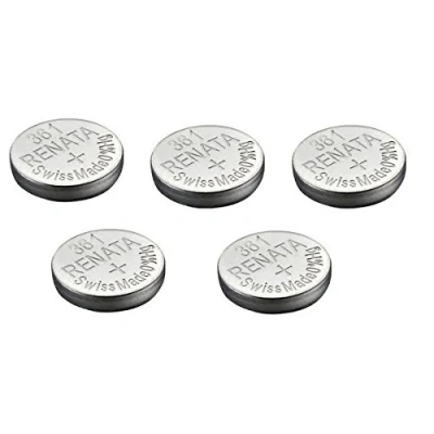 Abbildung von Uhrenbatterie Renata Swiss Made 361 oder SR721SW AG11 1.55V (5 x SR 721 SW)
