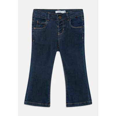 Abbildung von Name it Nmfsalli Jeans Bootcut für Kinder, Größe: 104, Dark blue denim