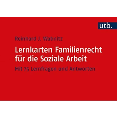 Abbildung von Lernkarten Familienrecht für die Soziale Arbeit: Mit 75 Lernfragen und Antworten