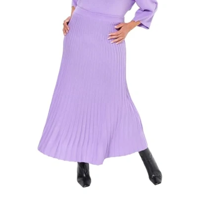 Abbildung von Ulla Popken Alinienrock, Damen, Größe: 54/56, Lavender