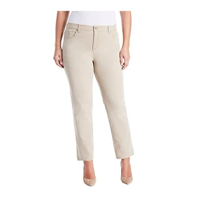 Abbildung von Gloria Vanderbilt Damen Petite Amanda Classic Tapered Jeans, Perfect Khaki, 46 Kurz