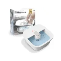 Abbildung von Sharper Image Fußbad Elektrisch Beheizbare Fußbadewanne SOOTHE, mit Sprudelfunktion &amp; Spritzschutz