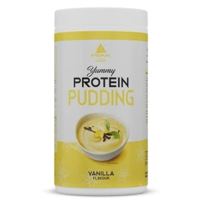 Abbildung von PEAK Yummy Protein Pudding 450g Geschmack Vanilla I 15 Portionen Proteinquelle: Casein, Milchprotein Konzentrat kaum Fett &amp; Kohlenhydrate einfache Zubereitung 450 g