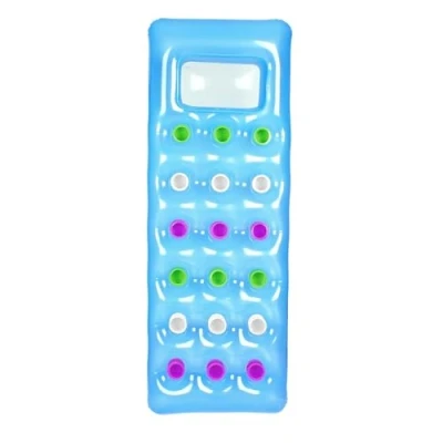 Abbildung von Bestway Luftmatratze mit Fenster Fashion Lounge 188 x 71 cm Farbe: Blau ideal für Strand und Schwimmingpool