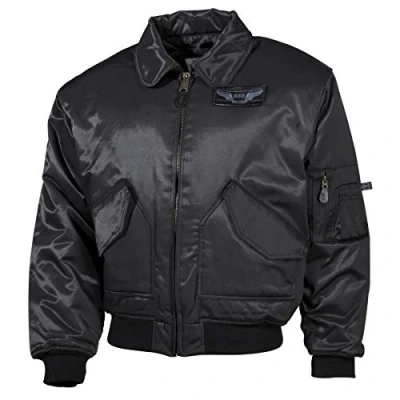 Abbildung von MFH Outdoorjacke US CWU Pilotenjacke, schwarz, schwere Ausführung XXXL