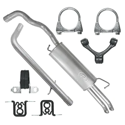 Abbildung von Schaldampferset Auspuff für Seat Toledo 2 II Octavia 1 I VW Golf 4 IV Bo ra 1.9 TDI