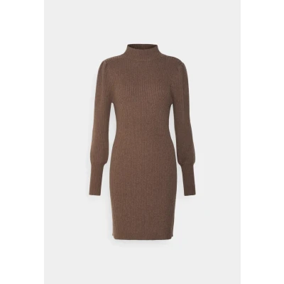 Abbildung von ONLY Katia L S NOOS Strickkleid chestnut, Damen, Größe: XXL, Chestnut