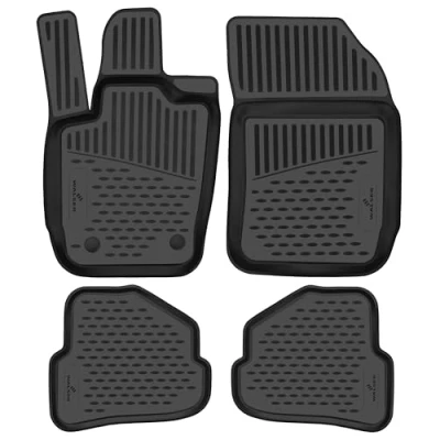Abbildung von WALSER XTR Gummi Fussmatten Auto kompatibel mit Audi A1 Sportback (8XA, 8XF) 2015 10/2018, 100% passgenaue Fußmatten, robuste Universal Fußmatte Auto, Gummimatten