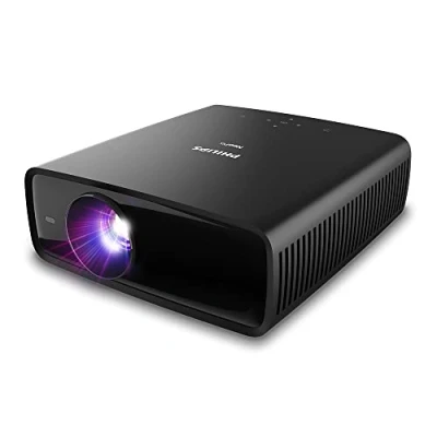 Abbildung von Philips NeoPix 520, True Full HD Projektor mit Android TV, Chromecast und integriertem HDMI Anschluss, Schwarz
