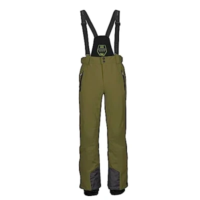 Abbildung von killtec Herren Skihose/Funktionshose mit abnehmbaren Trägern, Kantenschutz und Schneefang Enosh, moos, 3XL, 30920 000