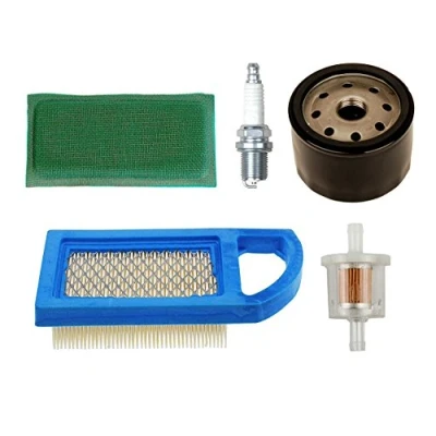 Abbildung von OxoxO 794421 697152 Luftvorfilter mit 492932S Ölfilter 691035 Kraftstofffilter Zündkerze für Briggs &amp; Stratton Motoren