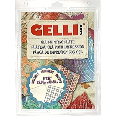 Abbildung von Gelli Arts Mini Druckwerkzeug Set, 3 Stück, Synthetisches Material, rot, 19 x 10.1 0.6 cm