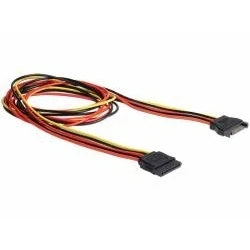 Abbildung von DeLock 60133 Cable Power SATA 15 Pin Male &gt; Female Extension 100 cm