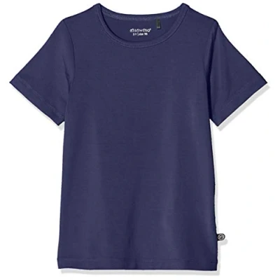 Abbildung von Minymo Tshirt basic für Kinder, Größe: 134, Dark navy