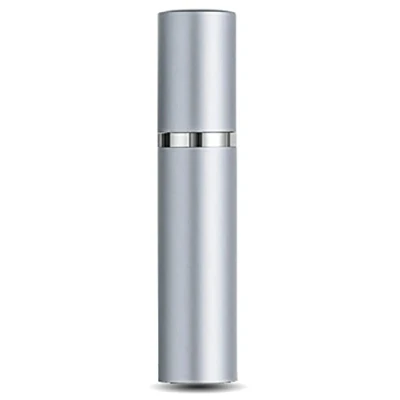 Abbildung von AsaNana 9ML Parfümzerstäuber nachfüllbar, Befülltechnik ohne Trichter leer Parfüm Zerstäuber Sprühflasche für Reise Handtasche unterwegs(Silver)