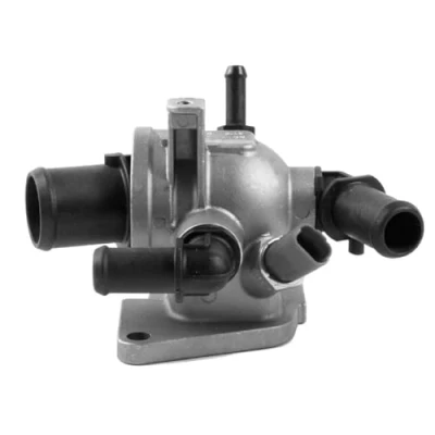 Abbildung von GATES TH38588G1 Kühlwasserthermostat 88 mit Dichtungen Gehäuse OPEL: Corsa D Schrägheck, Astra H Caravan, Schrägheck