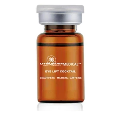 Abbildung von Augen Lifting Cocktail steriles Serum für Microneedling (Derma Pen) u. Mesotherapie (Dermaroller) Behandlungen Professionelles Serum. Ampulle mit 5 ml