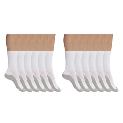 Abbildung von Dim Herren Ecodim Sport Confort Antichoc et Resistance X12 Socken, weiß, 40 45 (12er Pack)