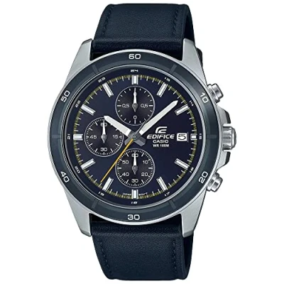 Abbildung von CASIO EDIFICE Chronograph EFR 526L 2CVUEF, Quarzuhr, Armbanduhr, Herrenuhr, Stoppfunktion, Datum, Neo Display