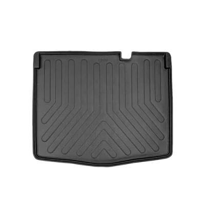 Abbildung von Trimak Passgenau 3D Untere Kofferraumwanne Kompatibel mit Jeep Renegade 2014 2024 Kofferraummatte Schutzmatte Auto Zubehör Antirutschmatte Kantenschutz TPE Gummi Dauerhaft Schwarz