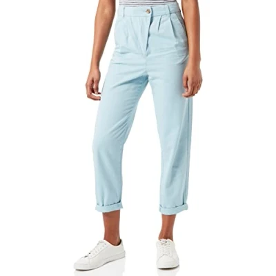 Abbildung von ESPRIT Damen 991EE1B349 Hose, 420/GREY Blue, 34W / 28L