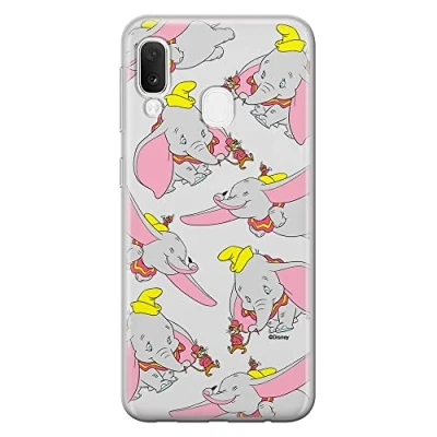 Abbildung von ERT GROUP Handyhülle für Samsung A20e Original und offiziell Lizenziertes Disney Muster Dumbo 016 optimal an die Form des Handy angepasst, teilweise transparent