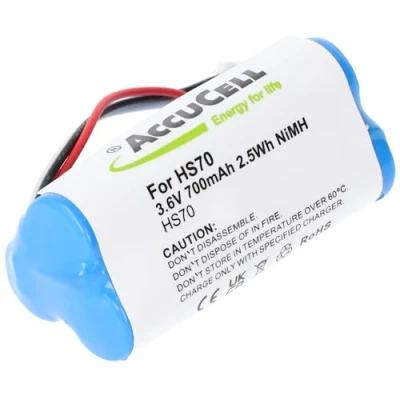 Abbildung von AccuCell Wella Xpert HS70 Akku, 520902, HR AAAU 3,6 Volt 700mAh, hohe Version