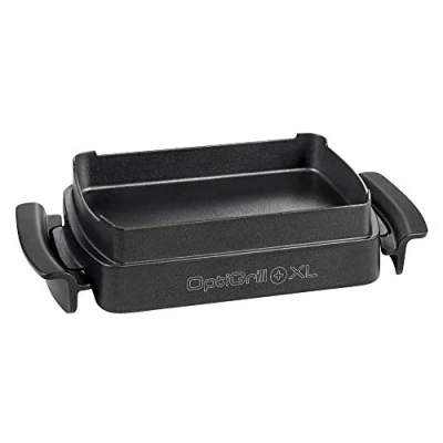 Abbildung von Tefal XA726870 OptiGrill Snacking &amp; Baking Tray XL (Fits Only, Non stick, Capacity: 2 litre, dishwasher safe), black