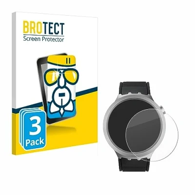 Abbildung von BROTECT Schutzglas für Swatch Big Bold Irony (3 Stück) Schutzfolie Panzer Folie Glas [Extrem Kratzfest 9H, Anti Fingerprint, Ultra Transparent]