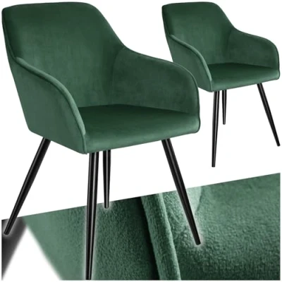 Abbildung von tectake Esszimmerstuhl Marilyn (2er Set, 2 St), Gepolstert