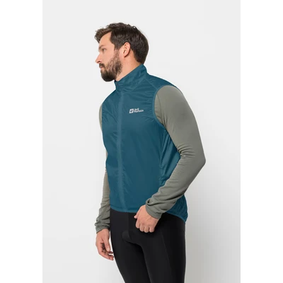 Abbildung von Jack Wolfskin Morobbia WIND M Weste, Herren, Größe: Large, Blue daze