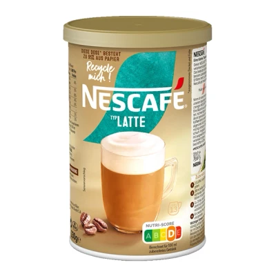 Abbildung von NESCAFÉ GOLD Typ Latte, Getränkepulver aus löslichem Bohnenkaffee, kräftiger Geschmack &amp; intensives Aroma, koffeinhaltig, 1er Pack (1 x 230g)