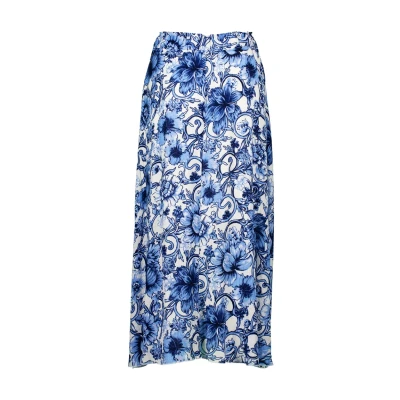 Abbildung von zero Maxirock, Damen, Größe: 34, Creamblue