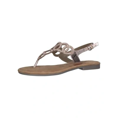 Abbildung von Tamaris Damen 1 28125 42 Zehentrenner Flache Sandale, Copper Glam, 37 EU