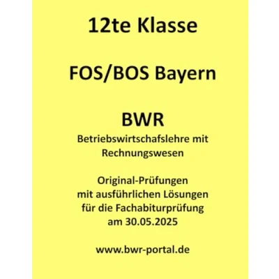 Abbildung von Fabi BWR 2024: 12te Klasse FOS/BOS Bayern (Fachabitur BWR, Bayern, Band 1)