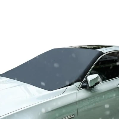 Abbildung von SSIMOO Frontscheibenabdeckung Auto,für Seat Arona Arosa Ateca Cordoba Exeo Ibiza Leon MII,Winter Faltbar Scheibenabdeckung