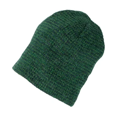 Abbildung von Sterntaler Baby Jungen Beanie Slouch Strickware Mütze gefüttert mit Baumwoll Fleece dunkelgrün, 55