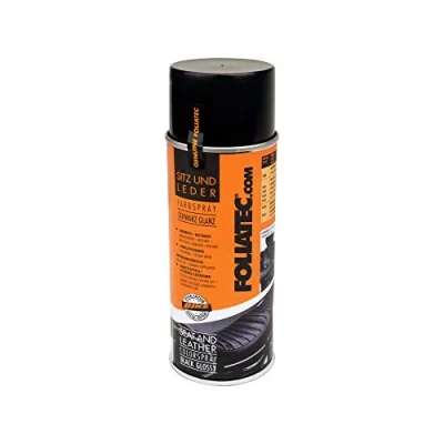 Abbildung von FOLIATEC Sitz und Leder Farbspray 400 ml Schwarz Glanz