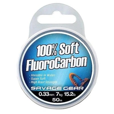 Abbildung von Savage Gear Soft Fluorcarbon Clear 0.39mm (35m) Fluorocarbon